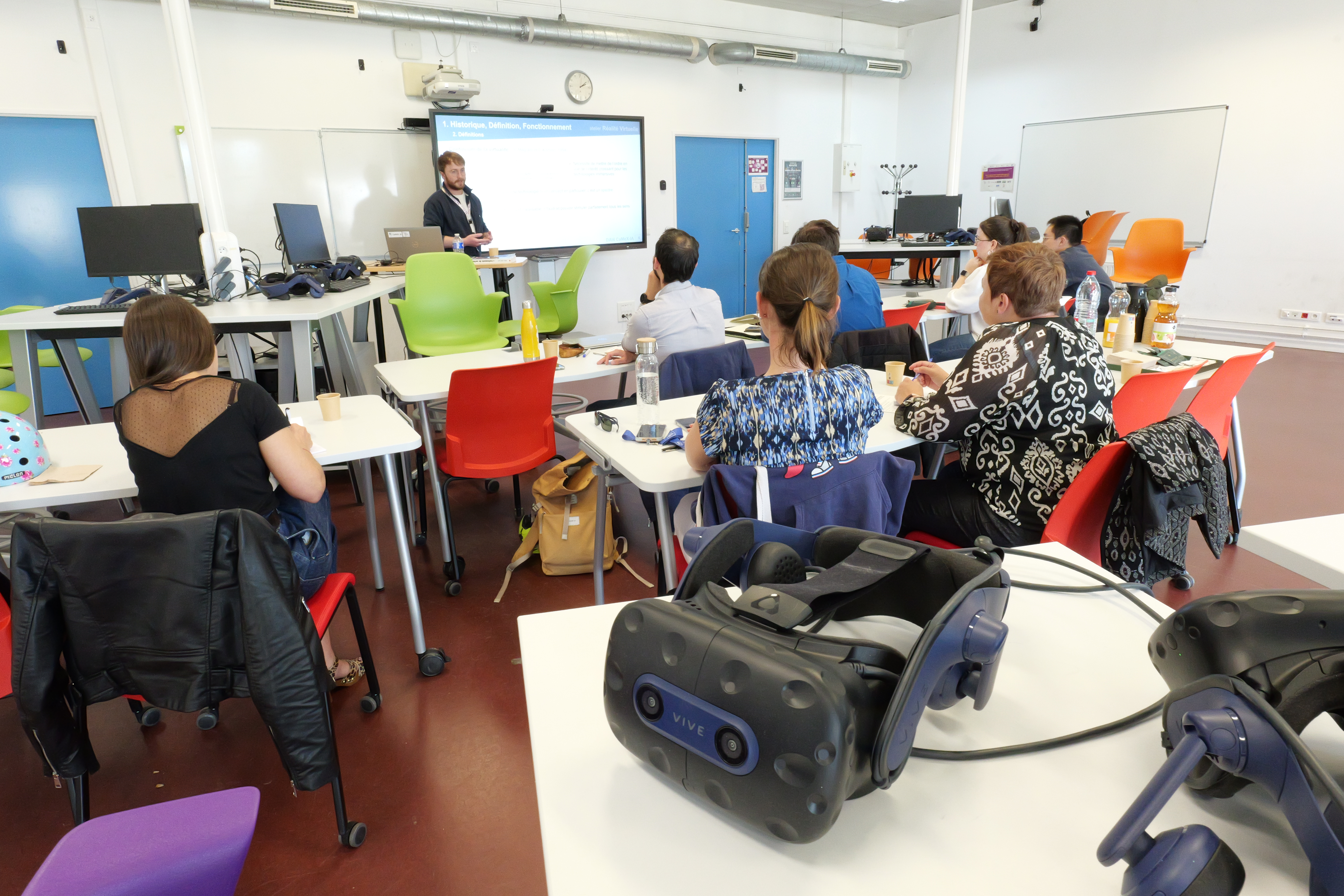 Atelier VR dans l'industrie