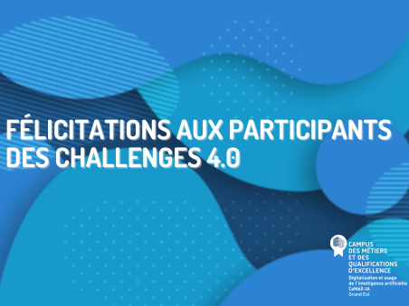 félicitations challenges 4.0