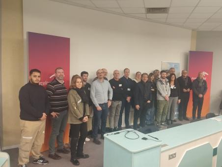 Visite ArcelorMittal Maizière Research