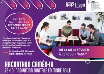 hackathon CaMéX-IA ENSGSI élèves formation digitale
