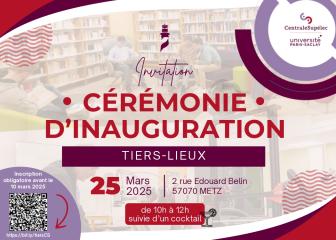inauguration tiers lieu CentraleSupélec